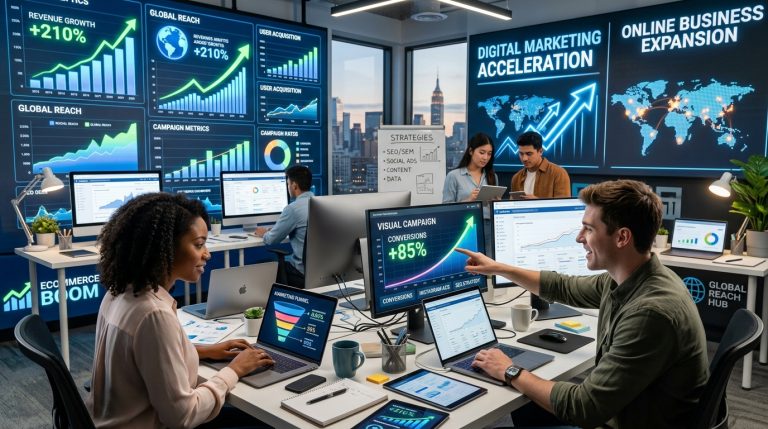 Online businesses expanding rapidly through digital marketing
